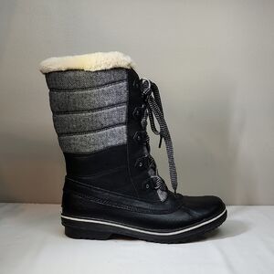 JBU Black and Gray Winter Boots